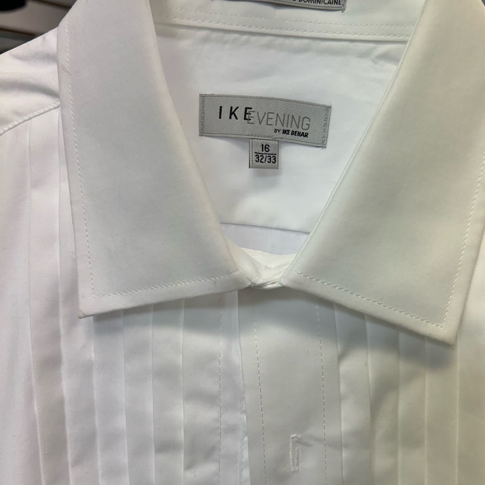 Ike Behar Men’s pleated Tuxedo Shirt